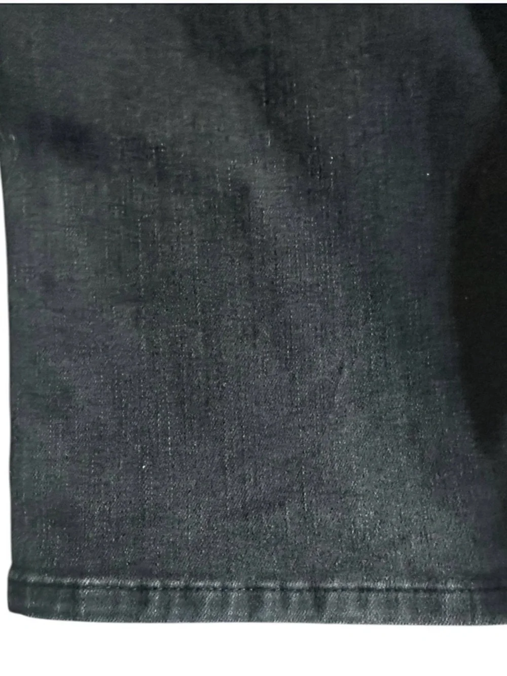 7 For All Mankind LA Men's Straight Black Jeans - Picture 11 of 12
